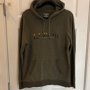 L.L. Bean Men's Olive Green Hoodie